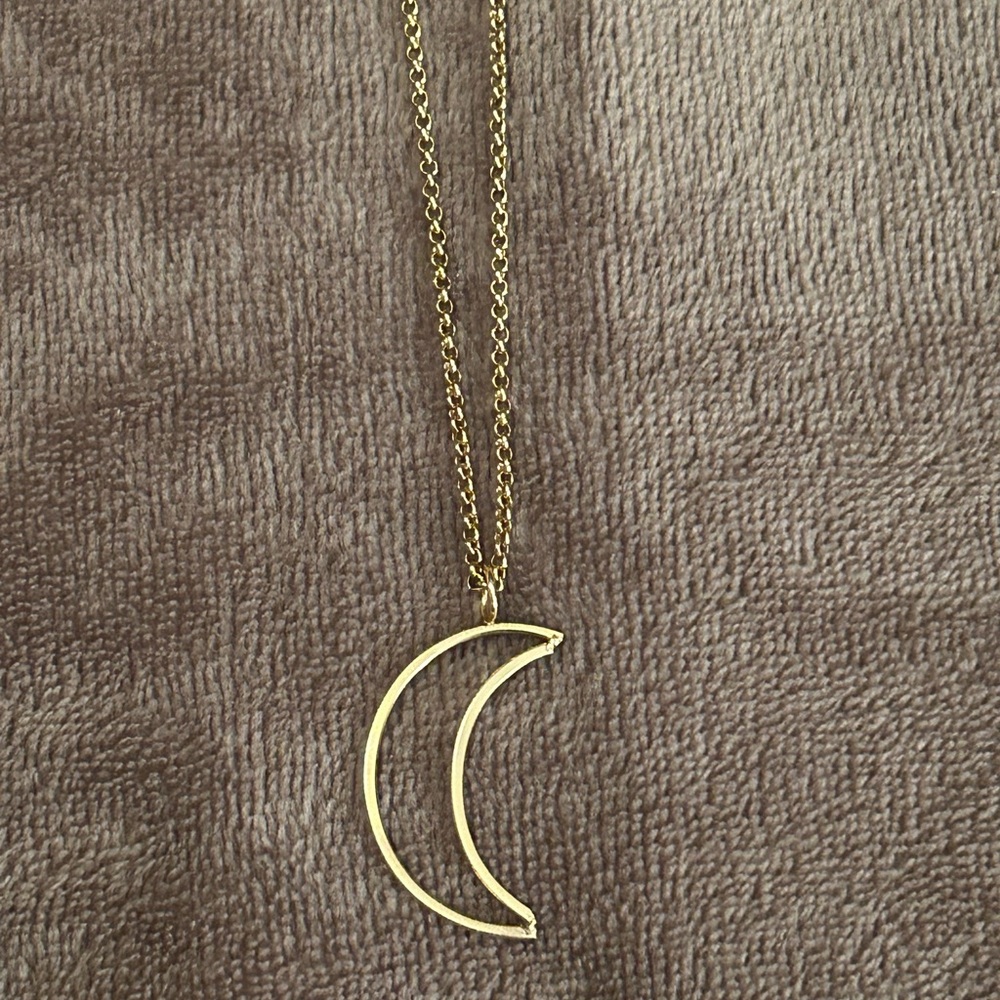 Sarah Briggs moon necklace